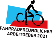 Logo Fahrradfreundlicher Arbeitgeber 2021